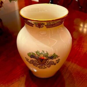 Lenox Autumn 7-1/2” Vase With Gold Trim